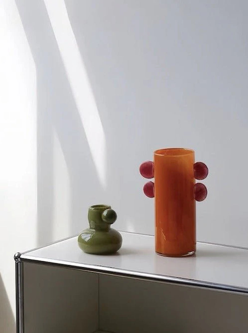 Bonbon Mini Decorative Jar, Whimsical Dopamine Decor Object