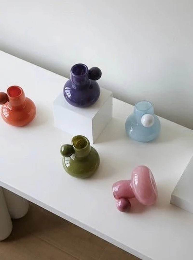 Bonbon Mini Decorative Jar, Whimsical Dopamine Decor Object